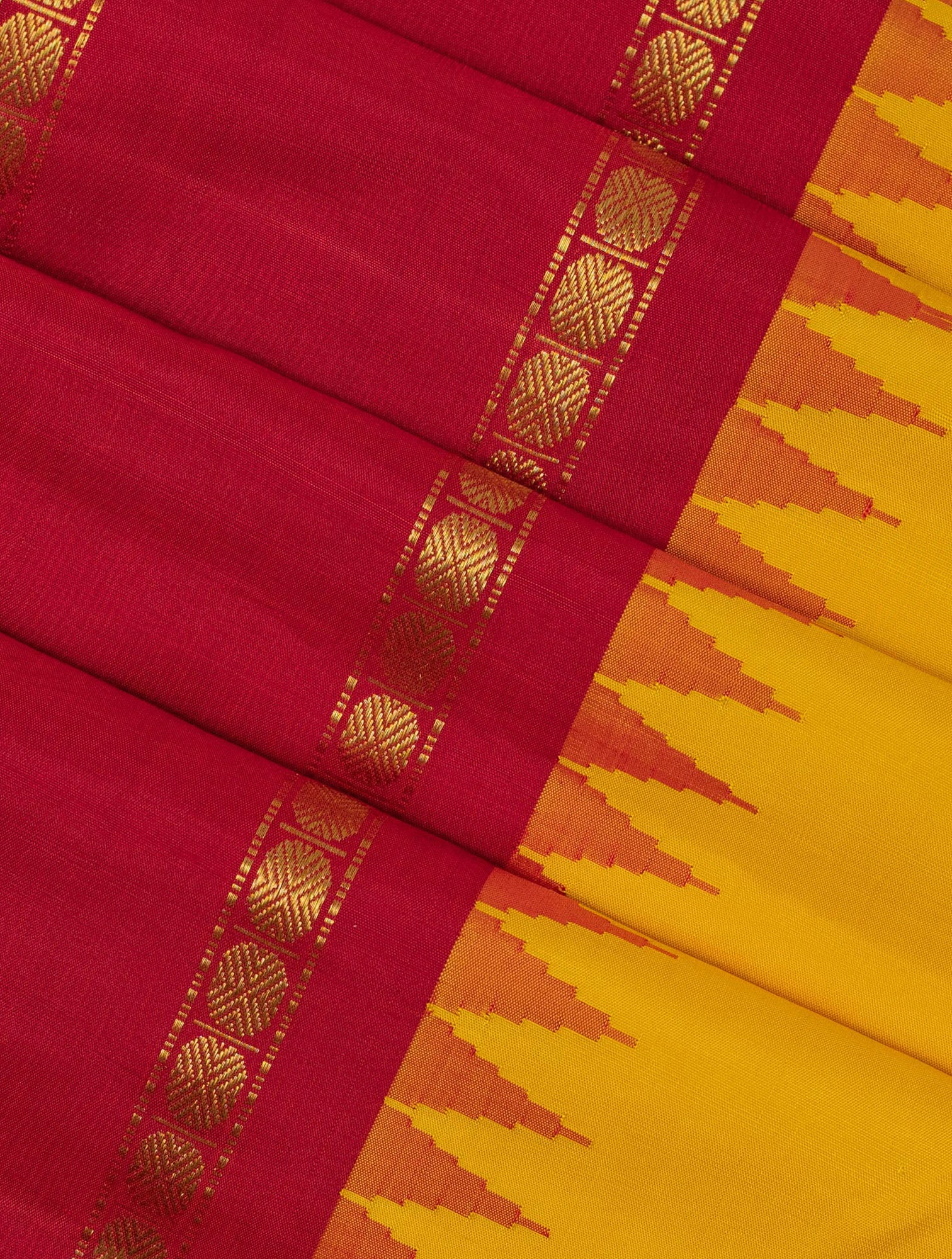 Yellow Color With Red Border Party Wear Saree Wedding Wear Saree Stunning  Look Saree Katan Silk Saree. - Etsy